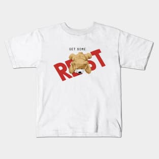 Teddy bear - Get some rest Kids T-Shirt